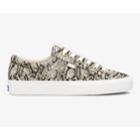 Keds Jump Kick Snake Cream Black, Size 6.5m Women Inchess Shoes