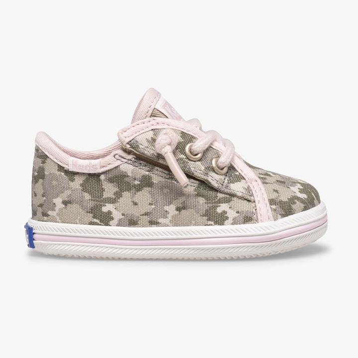 Keds Kickstart Crib Feat. Organic Cotton Camo, Size 2m Keds Shoes