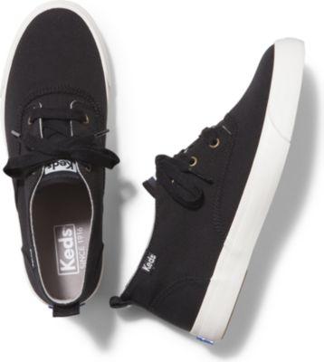 Keds Triumph Mid Black, Size 6m Women Inchess Shoes