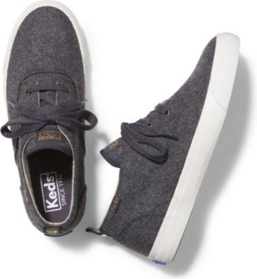 Keds Triumph Mid Wool Graphite, Size 5.5m Women Inchess Shoes