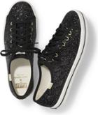 Keds X Kate Spade New York Kickstart Glitter Black, Size 5.5m Women Inchess Shoes
