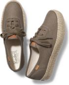 Keds Triple Pigment Jute Olive, Size 5m Women Inchess Shoes