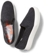 Keds Triple Decker Sweatshirt Jersey Black, Size 5m Women Inchess Shoes