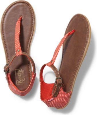 Keds Tealight T Strap Micro Dot Mandarin, Size 5m Women Inchess Shoes