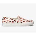 Keds Double Decker Animal Lt Pink Coral, Size 7.5m Women Inchess Shoes