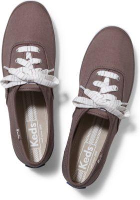 Keds Champion Striped Lace Deep Taupe