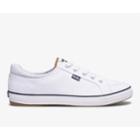 Keds Center Ll Canvas Stripe White, Size 6m Women Inchess Shoes