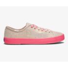 Keds X Oh Joy! Kickstart Neon Foxing Iridescent Leather Gold, Size 8.5m Women Inchess Shoes
