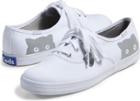 Keds Taylor Swift Inchess Champion Sneaky Cat Flocked White, Size 5m Women Inchess Shoes