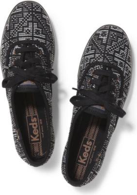 Keds Champion Needlepoint Black