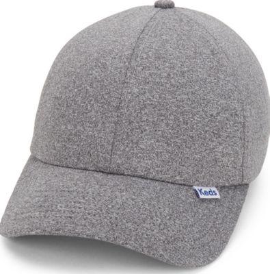 Keds Heathered Baseball Cap Light Grey, Size One Size Women Inchess Shoes