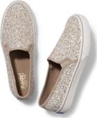 Keds Double Decker Glitter Champagne, Size 5m Women Inchess Shoes