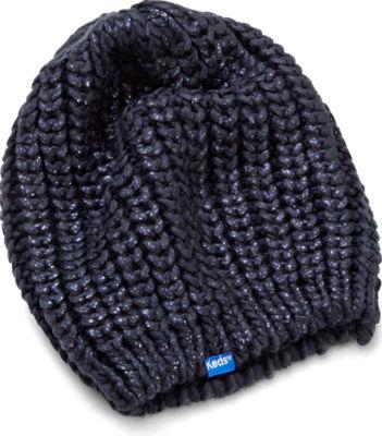 Keds Metallic Coated Knit Beanie Peacoat