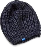 Keds Metallic Coated Knit Beanie Peacoat