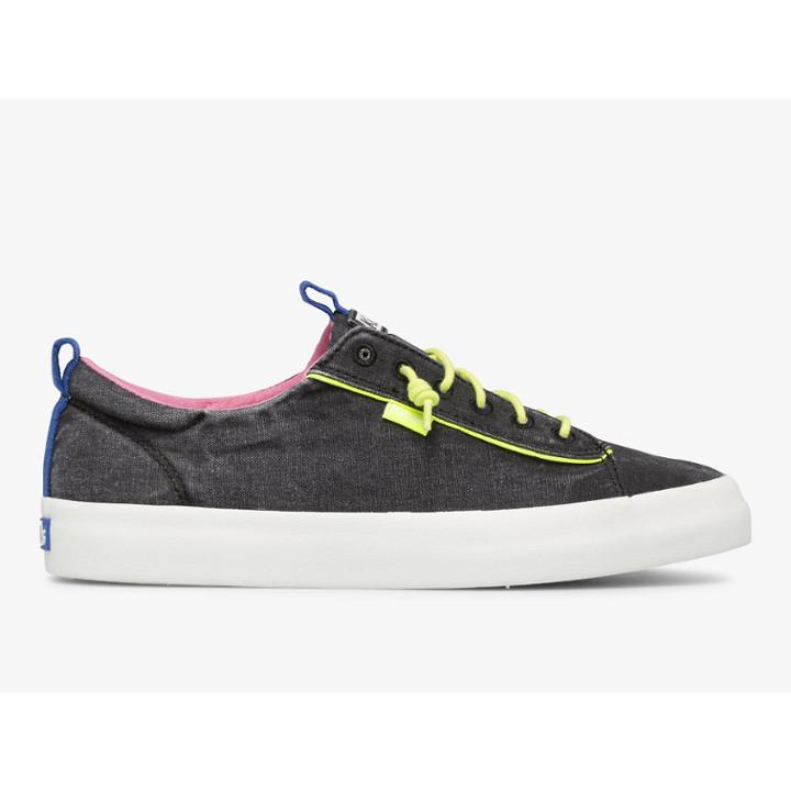 Keds Kickback Canvas Pop Washable Black, Size 8m Women Inchess Shoes