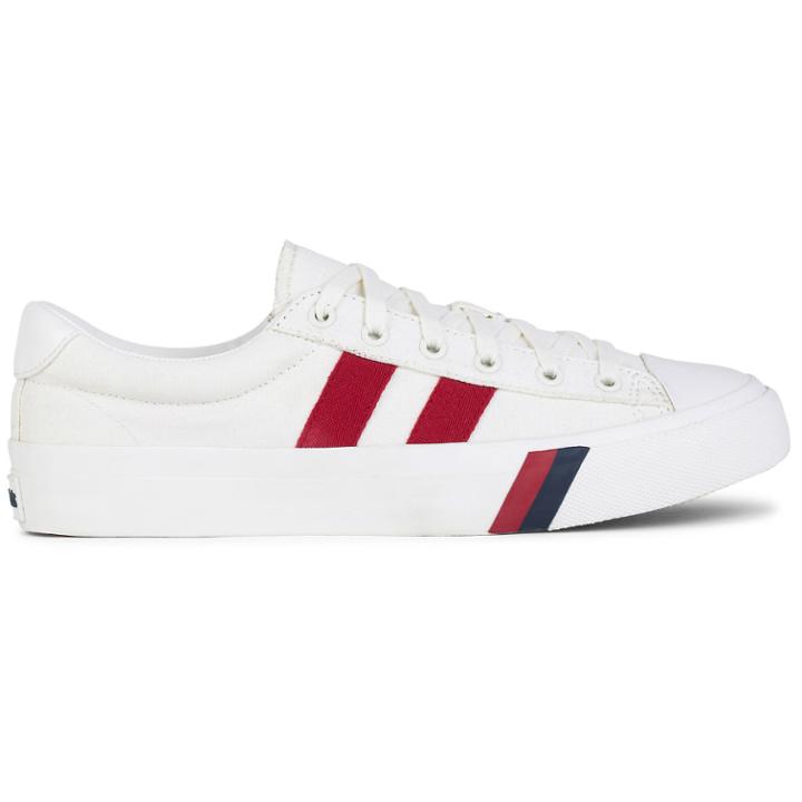 Pro-keds Unisex Royal Plus Canvas White Red, Size 8m Keds Shoes