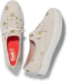 Keds Triple Hibiscus Natural Gold, Size 5m Women Inchess Shoes