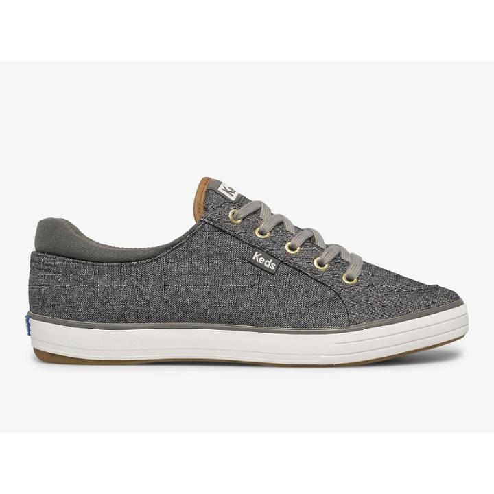 Keds Center Ii Speckled Gray, Size 8w Women Inchess Shoes