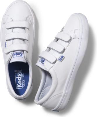 Keds Tiebreak Leather White, Size 5m Women Inchess Shoes