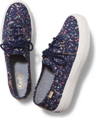 Keds Liberty Triple Dot Navymulti, Size 5m Women Inchess Shoes