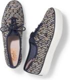 Keds Triple Metallic Boucle Blue Multi, Size 5m Women Inchess Shoes