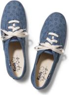 Keds Taylor Swift Inchess Champion Embroidery Hearts Ltblue, Size 5m Women Inchess Shoes
