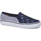 Keds X Alaina Marie Double Decker Mesh Lobster Navy/white, Size 7.5m Women Inchess Shoes