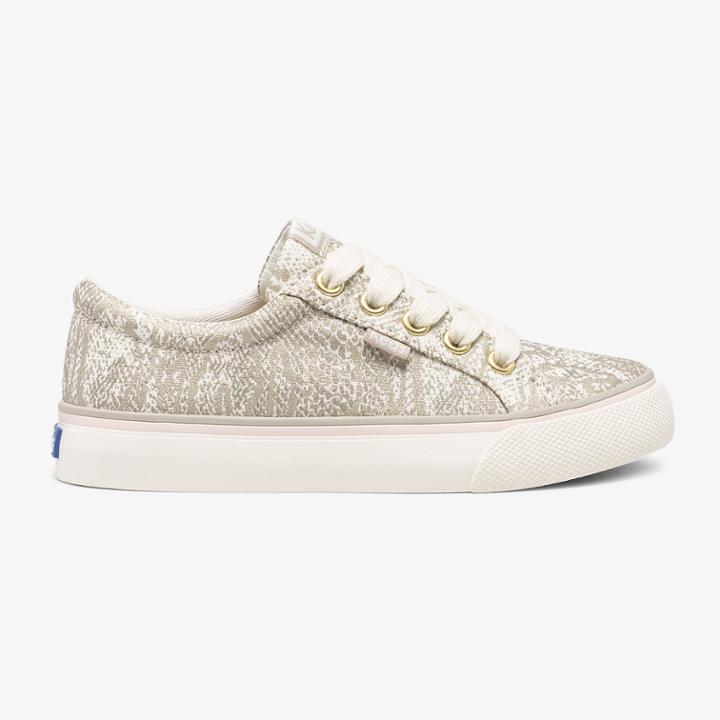 Keds Jump Kick Snake Ivory, Size 2m Keds Shoes