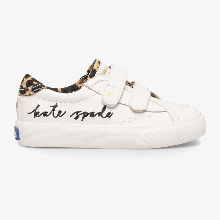 Keds X Ksny Crew Kick  Inches75 Hl White/leopard, Size 5m Keds Shoes