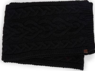 Keds Cable Knit Scarf Black, Size One Size Women Inchess Shoes