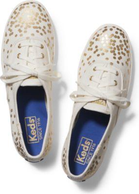 Keds Champion Confetti Naturalgoldconfetti, Size 5m Women Inchess Shoes