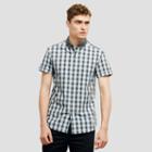 Reaction Kenneth Cole Plaid Button-front Shirt - Bluebell Com