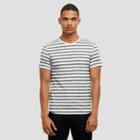 Kenneth Cole New York Marled Stripe T-shirt - White