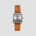Kenneth Cole New York Silver-tone And Light Brown Square Dial Watch - Neutral