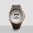 Kenneth Cole New York Connect Smart Watch With Silicone & Saffiano Strap - Neutral