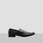 Kenneth Cole New York Pull Strings Leather Penny Loafer - Black
