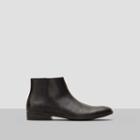 Reaction Kenneth Cole Cap-s Off Leather Boot - Black