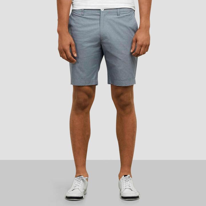 Reaction Kenneth Cole Polka Dot Print Dobby Short - Indigo
