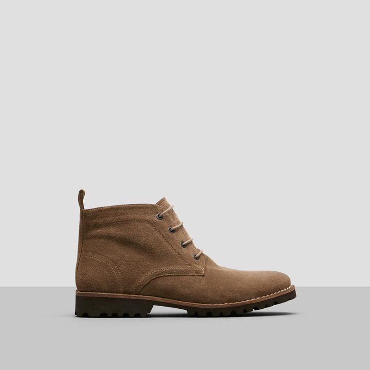 Kenneth Cole New York Lug-xury Suede Boots - Camel