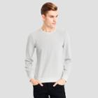 Kenneth Cole New York Long-sleeve Pique Crewneck - Cloud