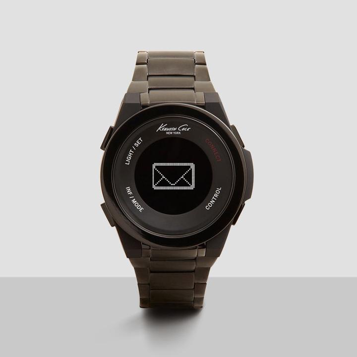 Kenneth Cole New York Connect Smart Watch With Stainless Steel Strap - Neutral