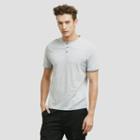 Kenneth Cole New York Short-sleeve Henley With Stripes - Flannel Heat