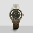 Kenneth Cole New York Gunmetal Transparent Stainless Steel Link Watch - Neutral