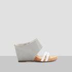 Reaction Kenneth Cole Lead Me Slide-on Wedge - White/cloud
