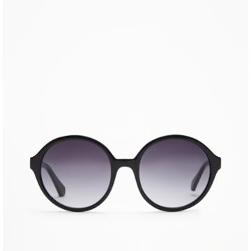 Kenneth Cole New York Black Round Sunglasses