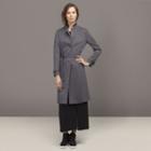 Kenneth Cole Black Label Blended Cashmere Coat - Greymelange