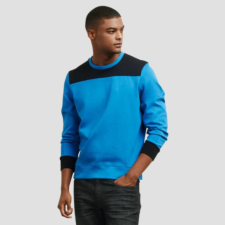 Reaction Kenneth Cole Tech Crewneck Pullover - Azure