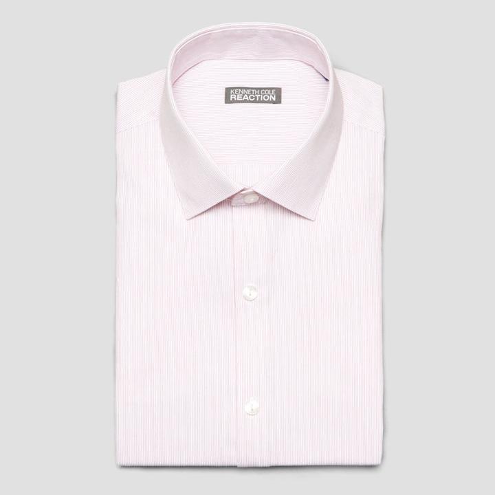 Reaction Kenneth Cole Long Sleeve Slim-fit Dress Shirt - Cherry