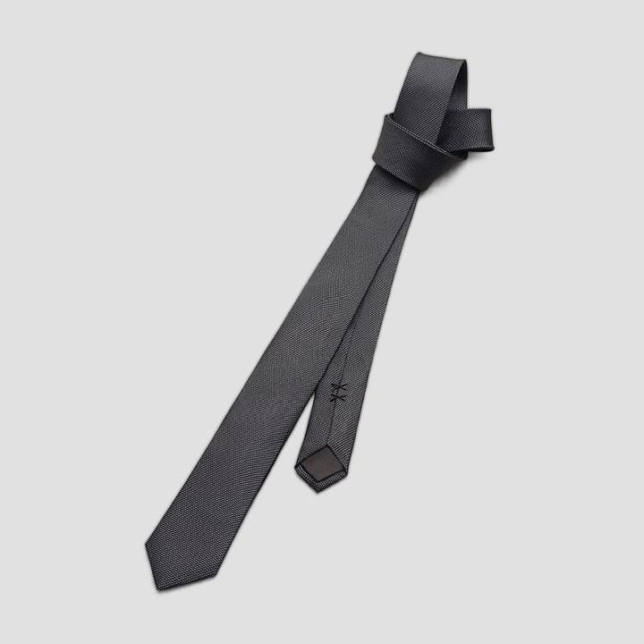 Kenneth Cole New York Silk Birdseye Tie - Black