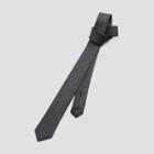 Kenneth Cole New York Silk Birdseye Tie - Black